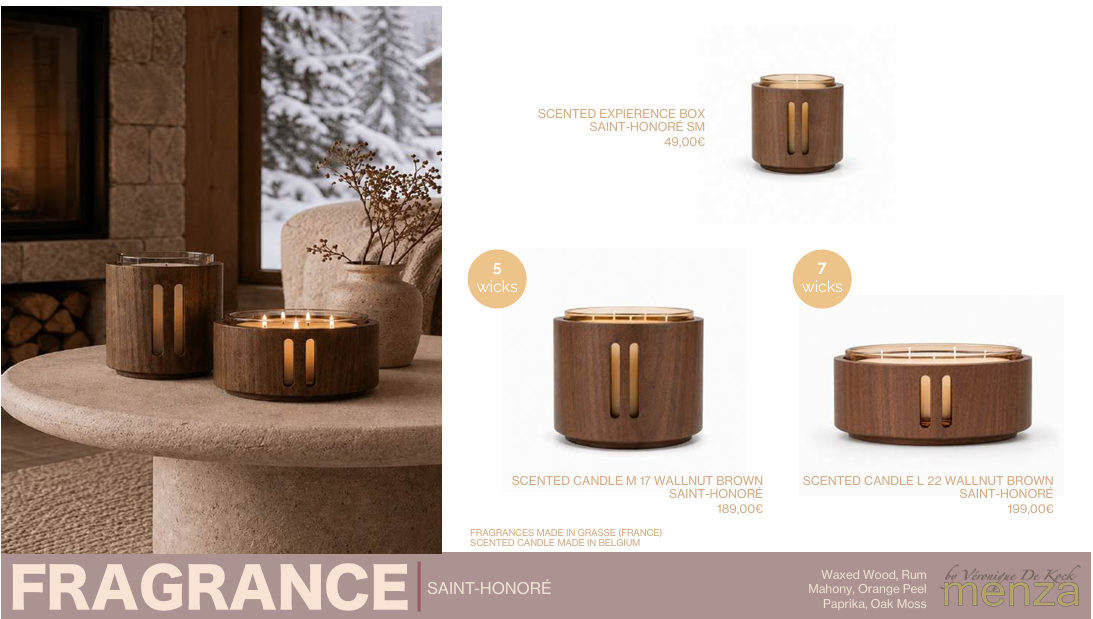 VDK SCENTED Candle M 17 Walnut Brown 280H burningtime
