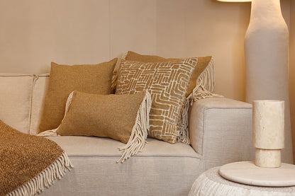 VDK Tokio Nights Cushion Stone TSL White 60x60