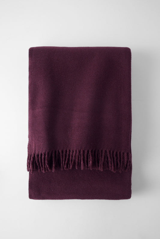 VDK Plain Burghundy 140x180cm