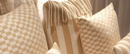 VDK Rivièra Damier Cushion FRLZ Beige 60