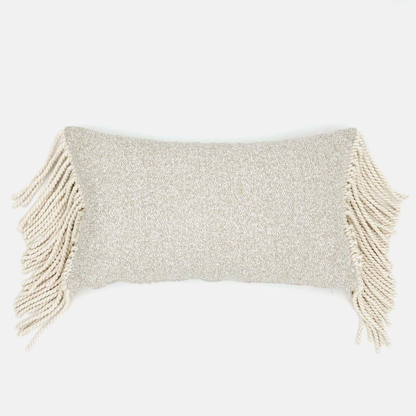 VDK Tokio Nights Cushion Beige TSL White 30x50