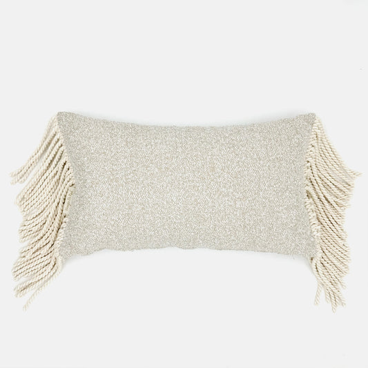 VDK Tokio Nights Cushion Beige TSL White 30x50