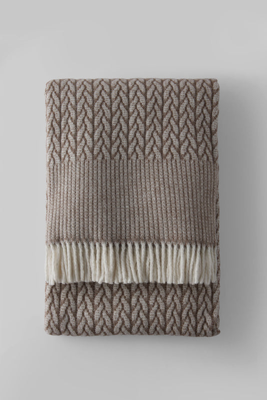 VDK OLYMPUS PLAID 140x180cm Brown