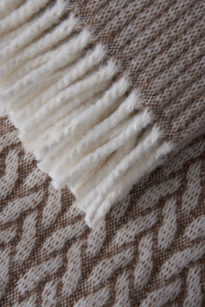 VDK OLYMPUS PLAID 140x180cm Brown