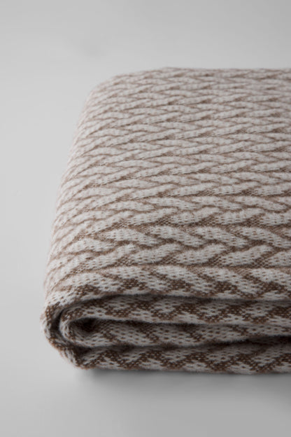 VDK OLYMPUS PLAID 140x180cm Brown