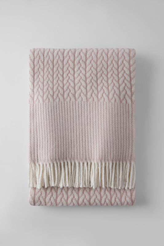 VDK OLYMPUS PLAID 140x180cm Dusty rose