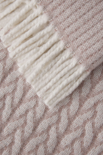 VDK OLYMPUS PLAID 140x180cm Dusty rose