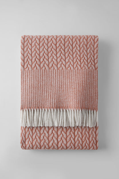 VDK OLYMPUS PLAID 140x180cm Terracotta