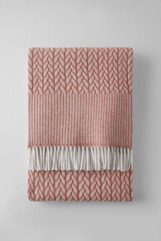 VDK OLYMPUS PLAID 140x180cm Terracotta