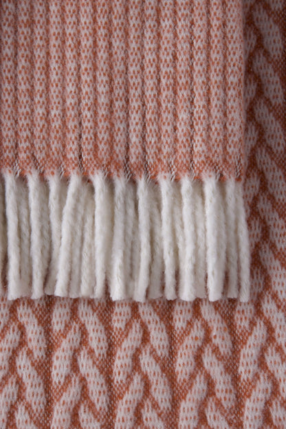 VDK OLYMPUS PLAID 140x180cm Terracotta