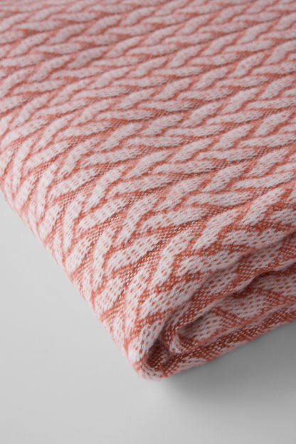 VDK OLYMPUS PLAID 140x180cm Terracotta