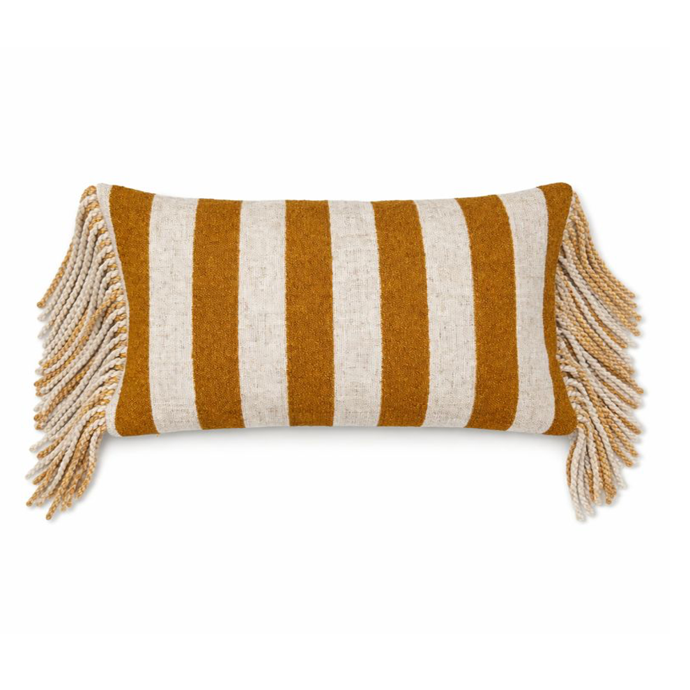 VDK Rivièra stripe cushion TSL yellow 30x50