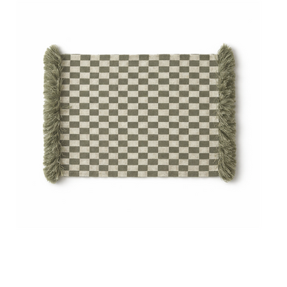 VDK Placemat Damier Green Set/2