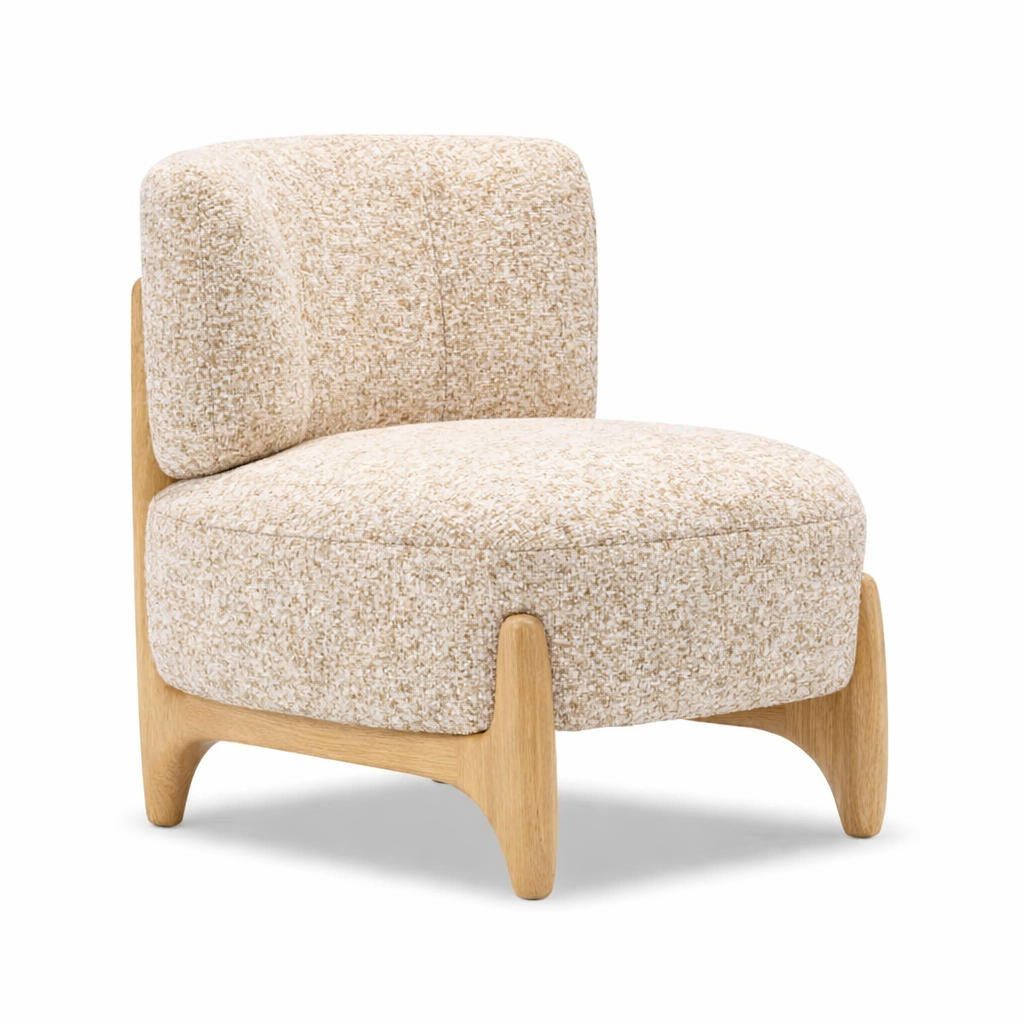 VDK 1 seat Costes - Natural Oak Beige of Turtle