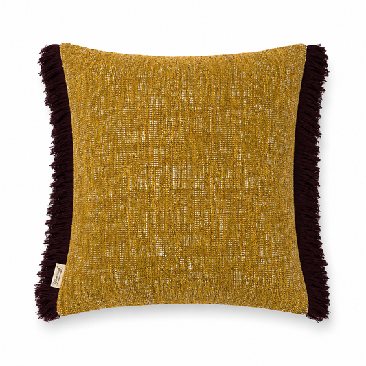 Kussen VDK Montaigne Gold FRZL aubergine 50