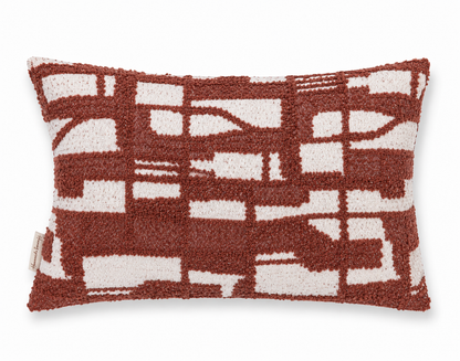 kussen VDK Woven Earth Brick Red 40x60