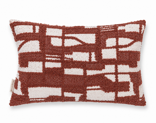 kussen VDK Woven Earth Brick Red 40x60