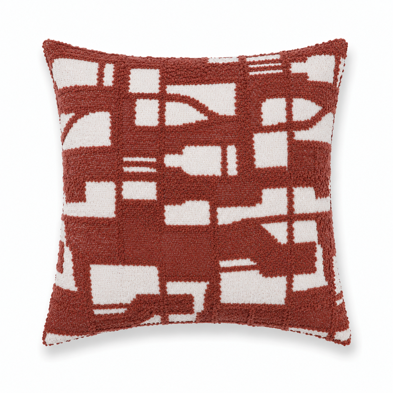 Kussen VDK Woven Eartn Brick Red 50x50