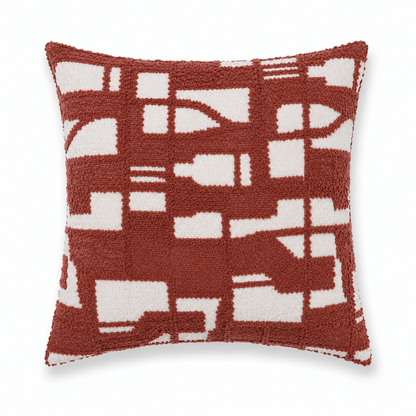 Kussen VDK Woven Eartn Brick Red 50x50