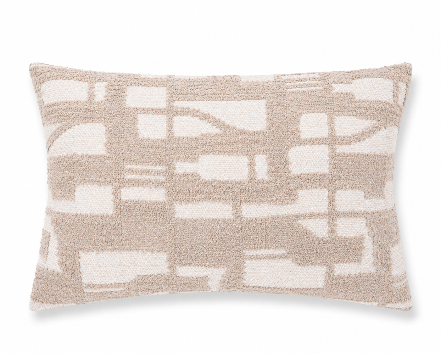 Kussen VDK Woven earth Ice White 40x60