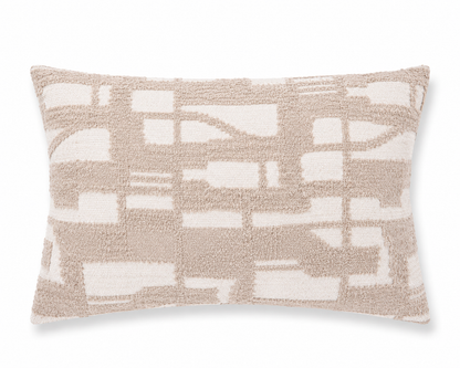 Kussen VDK Woven earth Ice White 40x60