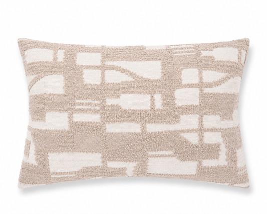 Kussen VDK Woven earth Ice White 40x60