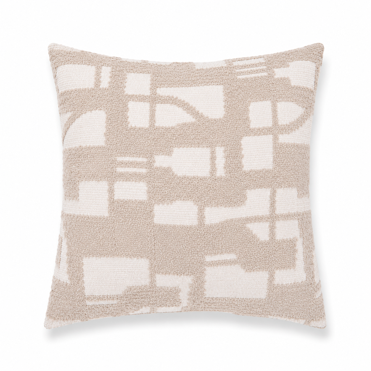 Kussen VDK Woven earth Ice White 50x50