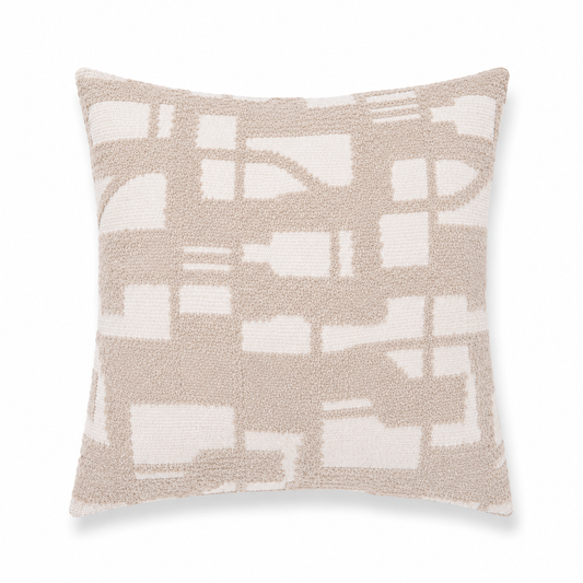 Kussen VDK Woven earth Ice White 50x50