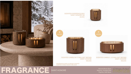 VDK SCENTED Candle M 17 Walnut Brown 280H burningtime