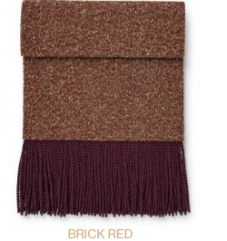 VDK Montaigne Runner Brick Red TSL/aubergine set /2